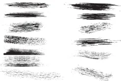 34 Texture Brushes Vector