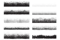 34 Texture Brushes Vector