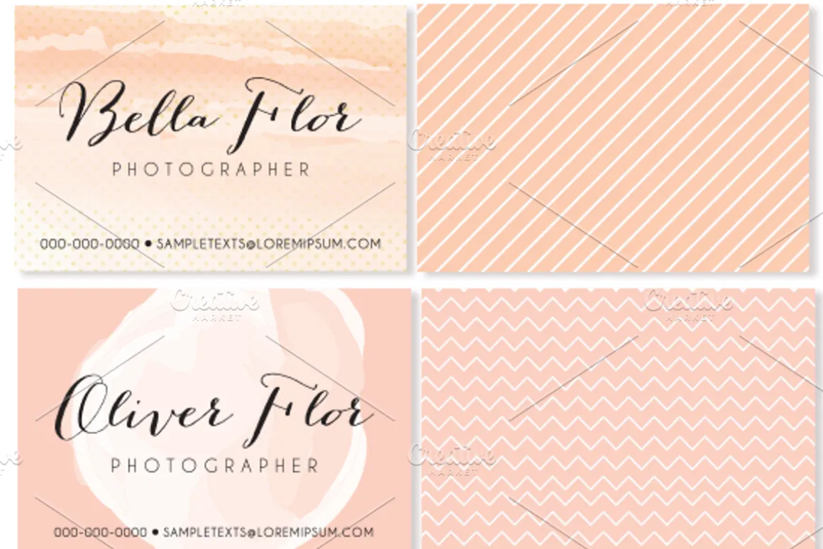 6 Trendy Business Card Templates