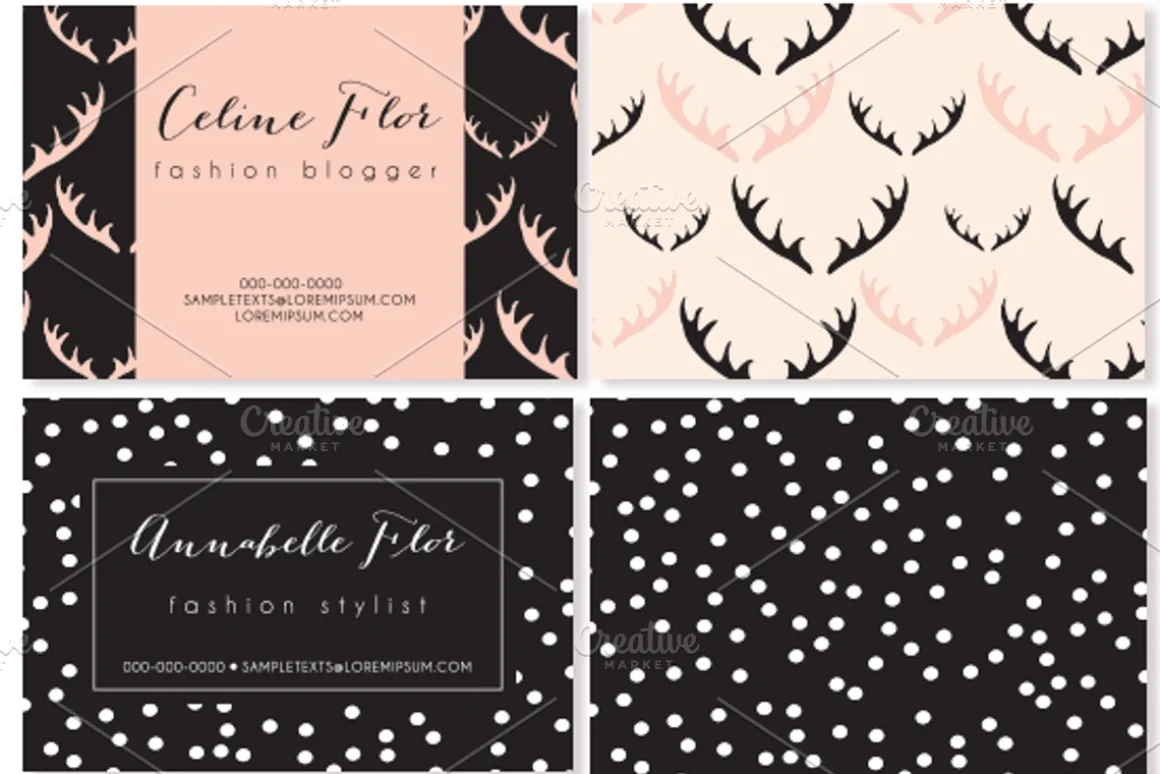 6 Trendy Business Card Templates