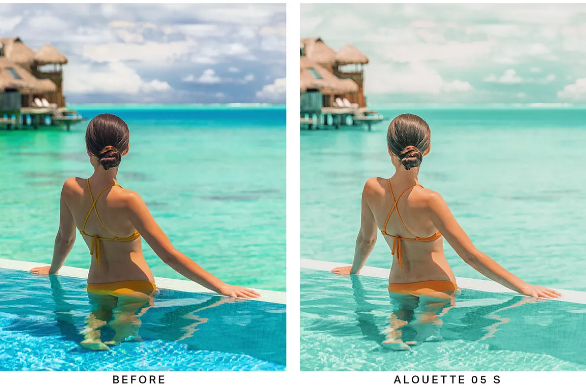 20 Turquoise Lightroom Presets LUTs