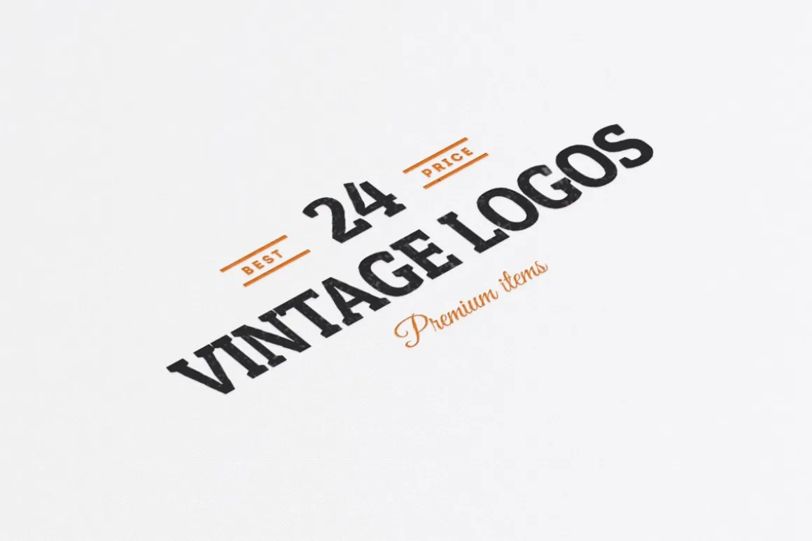 24 Vintage Logos & Badges