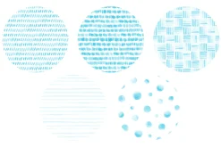 20 Watercolor Patterns Light Blue