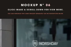 25 Window Signs Logo Mockups - V2