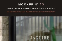 25 Window Signs Logo Mockups - V2