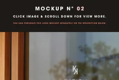 25 Window Signs Logo Mockups - V2