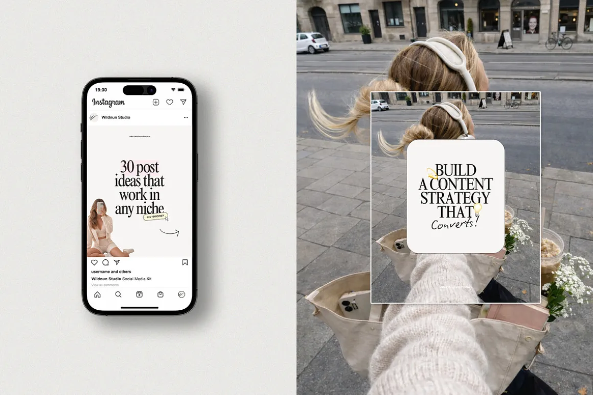 2026 Yellow Pink Instagram Templates