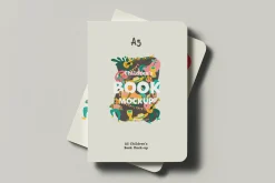 A5 Childrens Book Mock-up