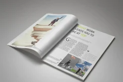 A5 Clean Magazine Template