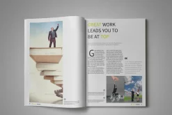 A5 Clean Magazine Template