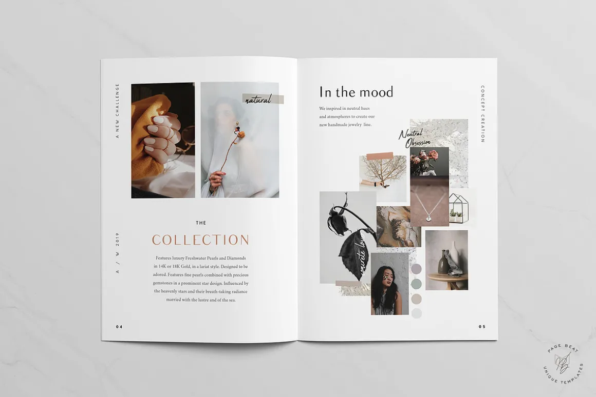 A5 Jewelry Fashion Lookbook Catalog