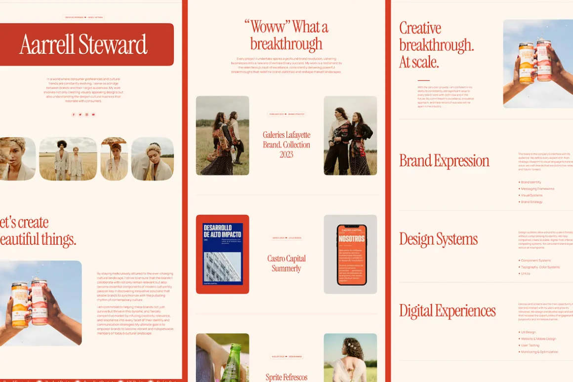 Aarrell Steward - Portfolio Template