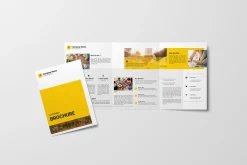 A4 / A5 Trifold Brochure Mockup