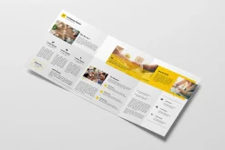 A4 / A5 Trifold Brochure Mockup