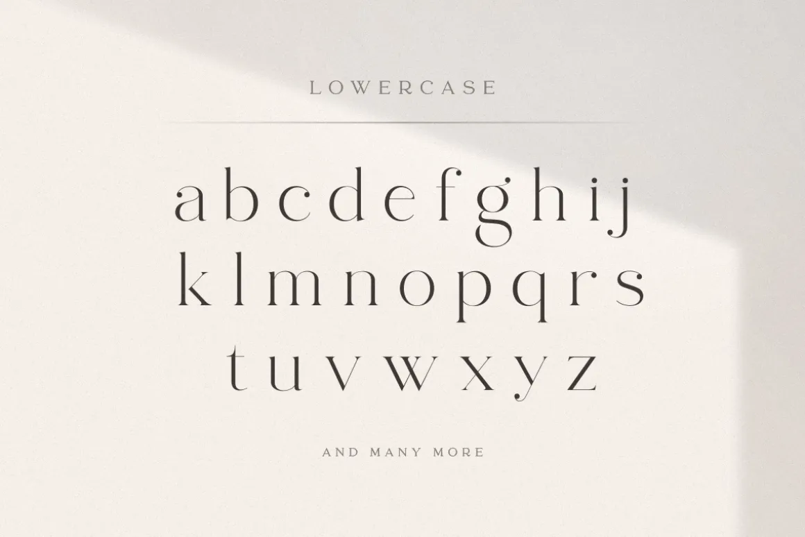 abigail - unique ligature font