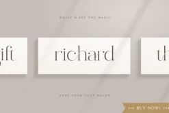 abigail - unique ligature font