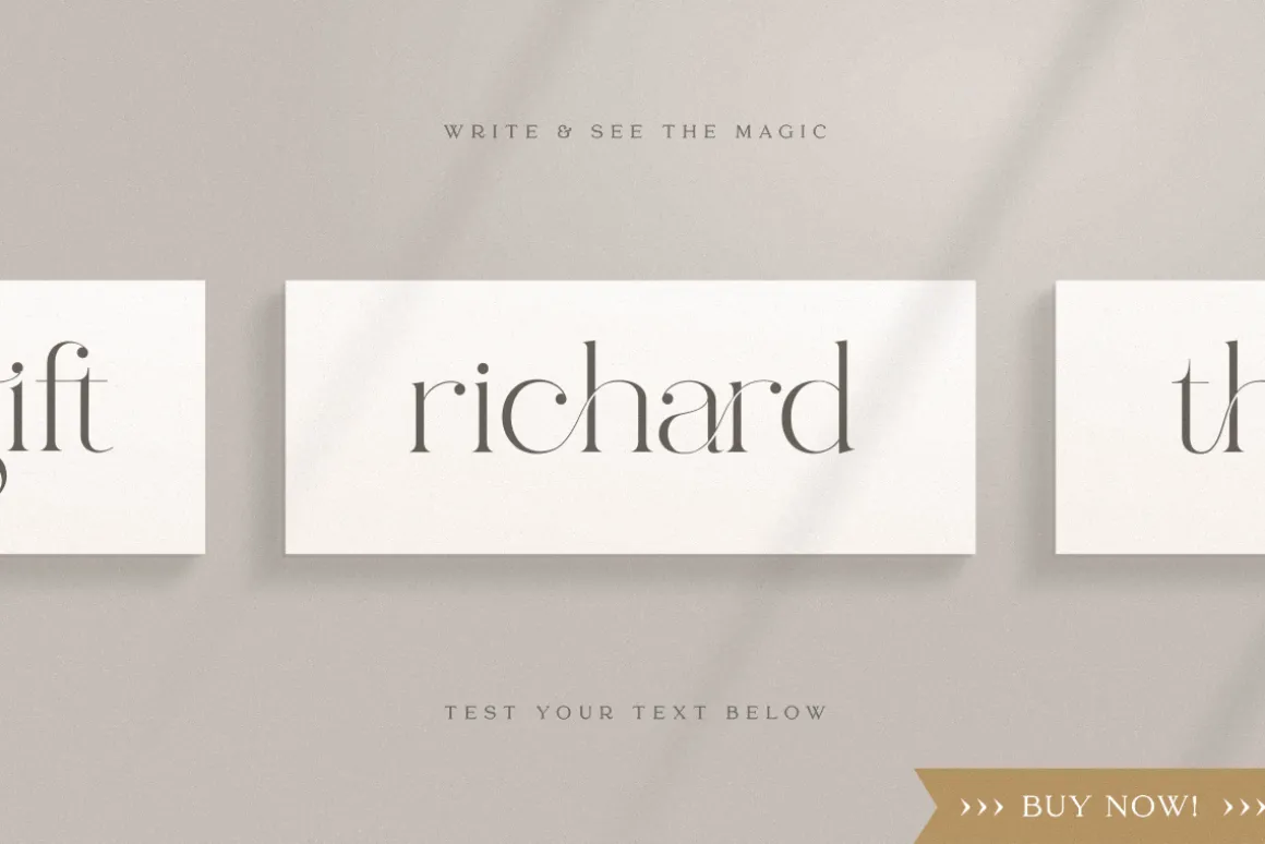 abigail - unique ligature font