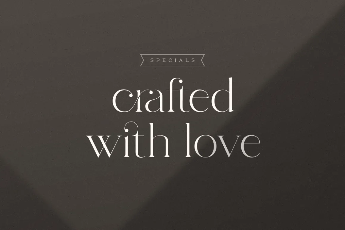 abigail - unique ligature font