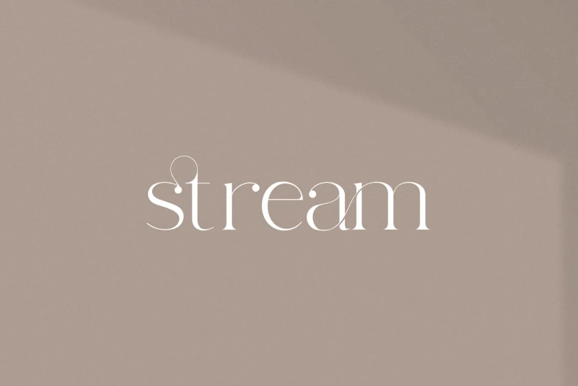 abigail - unique ligature font