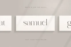 abigail - unique ligature font
