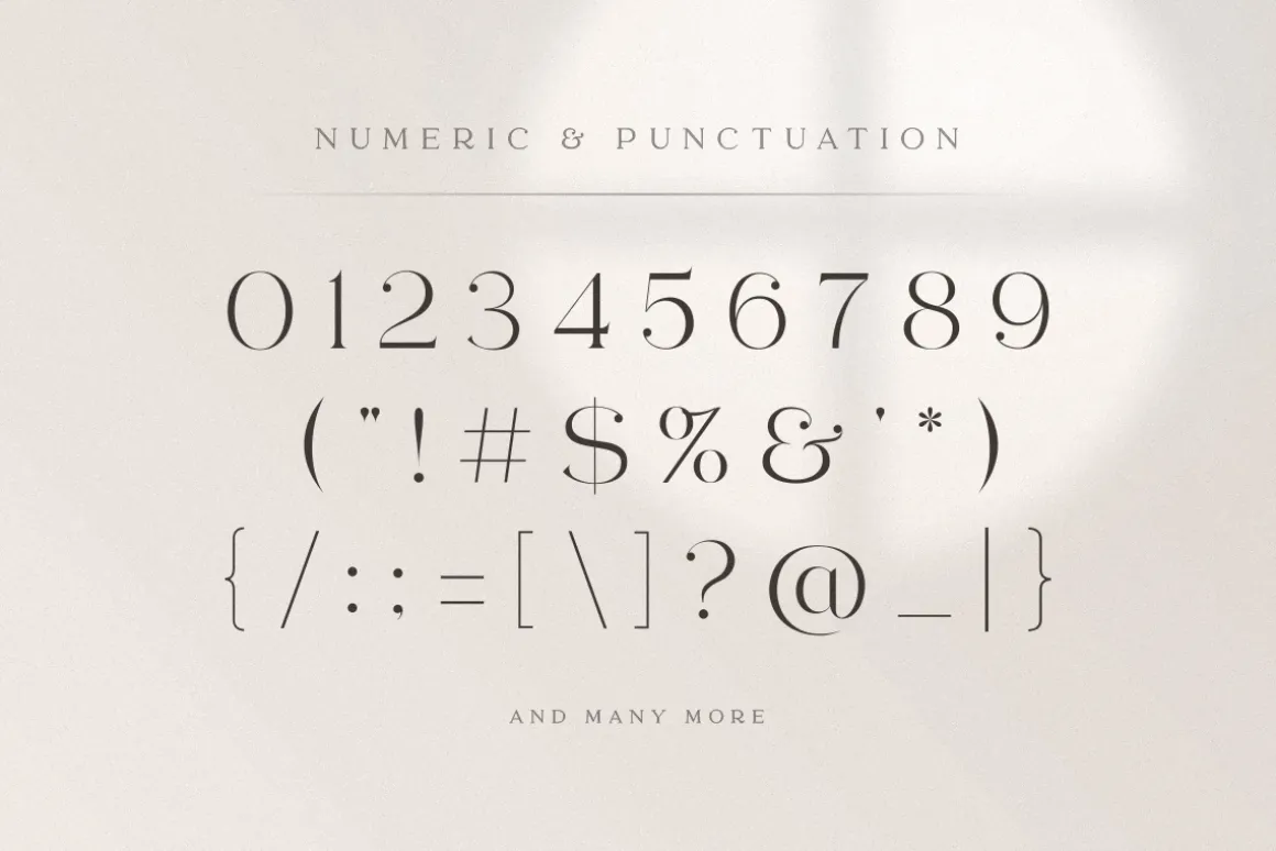 abigail - unique ligature font