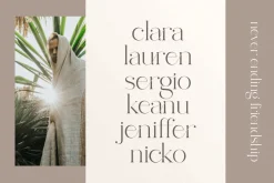 abigail - unique ligature font