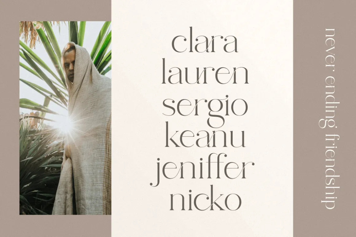 abigail - unique ligature font