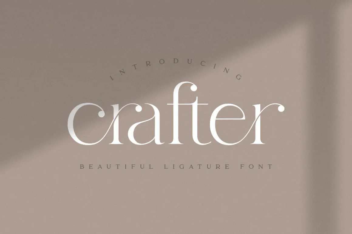 abigail - unique ligature font