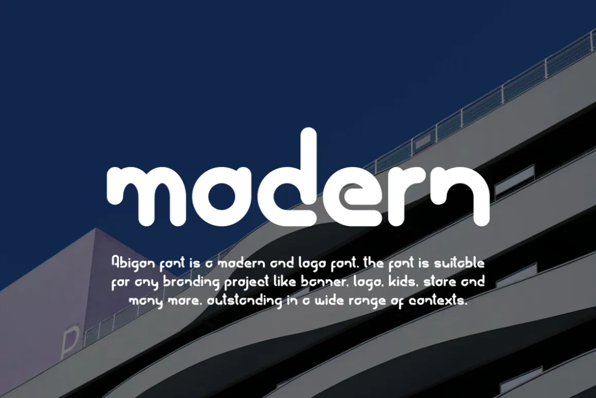 Abigon - Modern Minimal Font