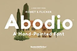 Abodio - A Hand-Painted Font