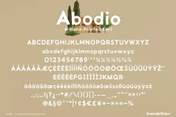 Abodio - A Hand-Painted Font