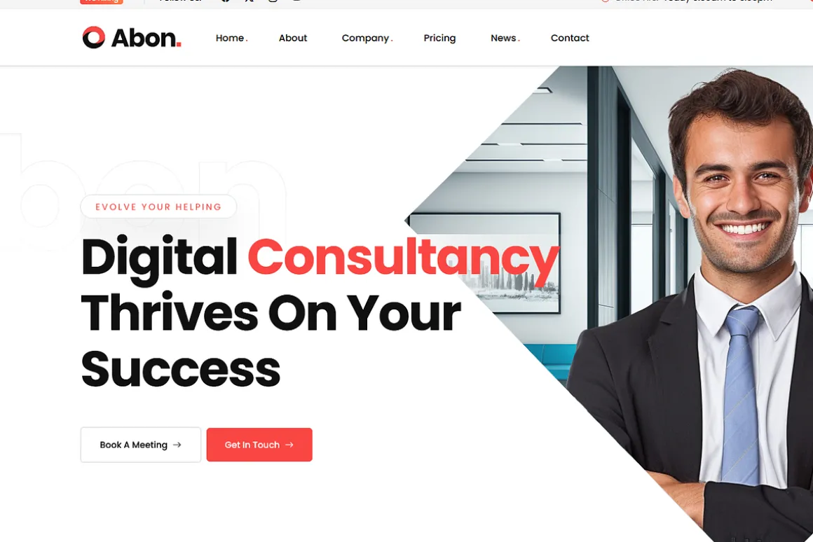 Abon - Business Finance HTML