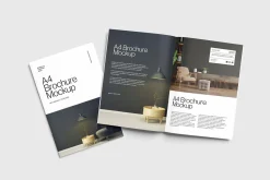 A4 Brochure Mockup