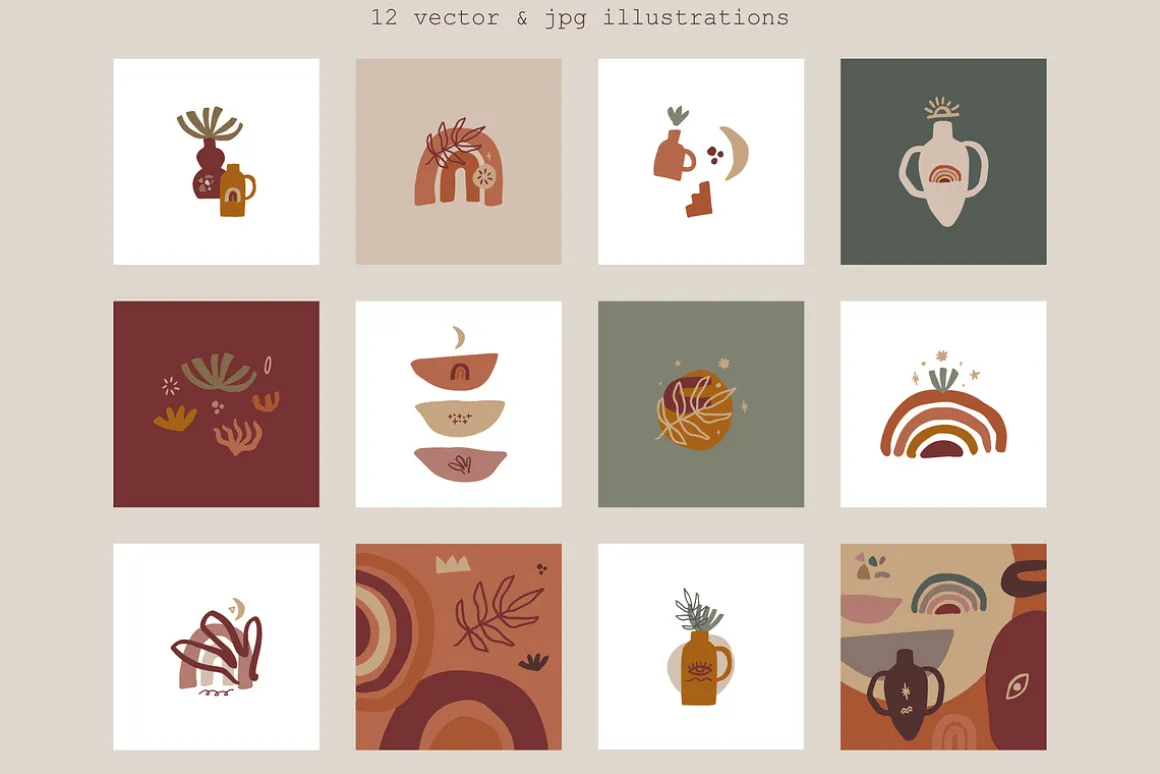 Abstract Collage Maker Bundle