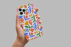 Abstract Flower Collage Pattern