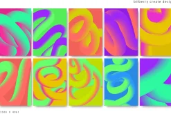 Abstract Forms 3D gradient shapes