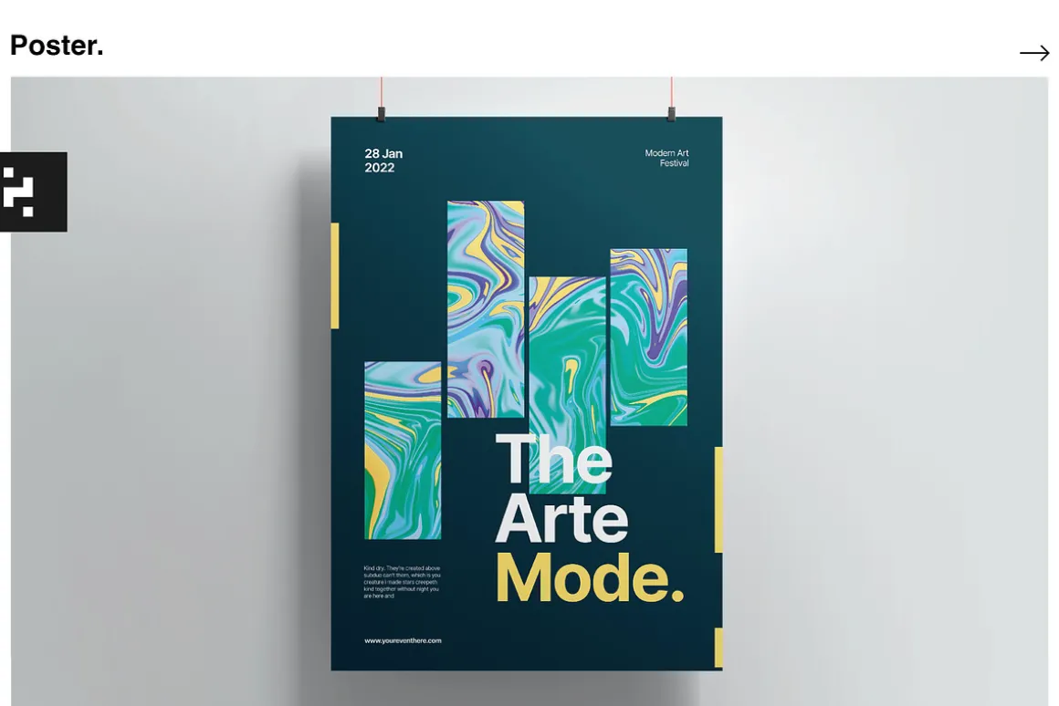 Abstract Art Event Poster