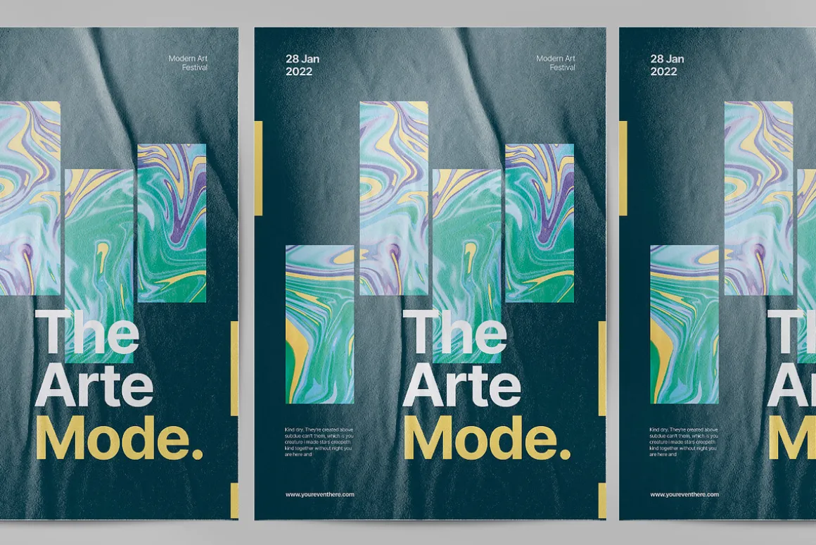 Abstract Art Event Poster