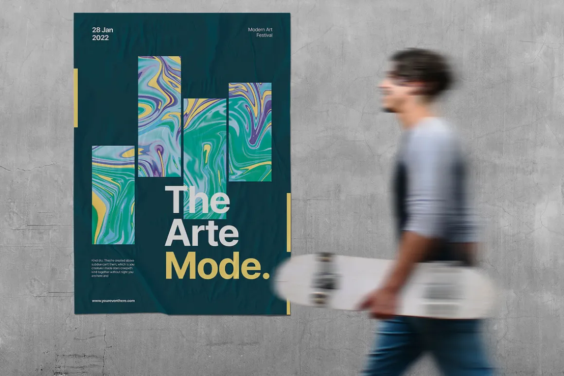 Abstract Art Event Poster