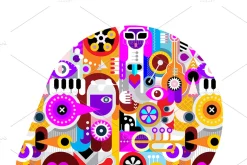 Abstract art vector background