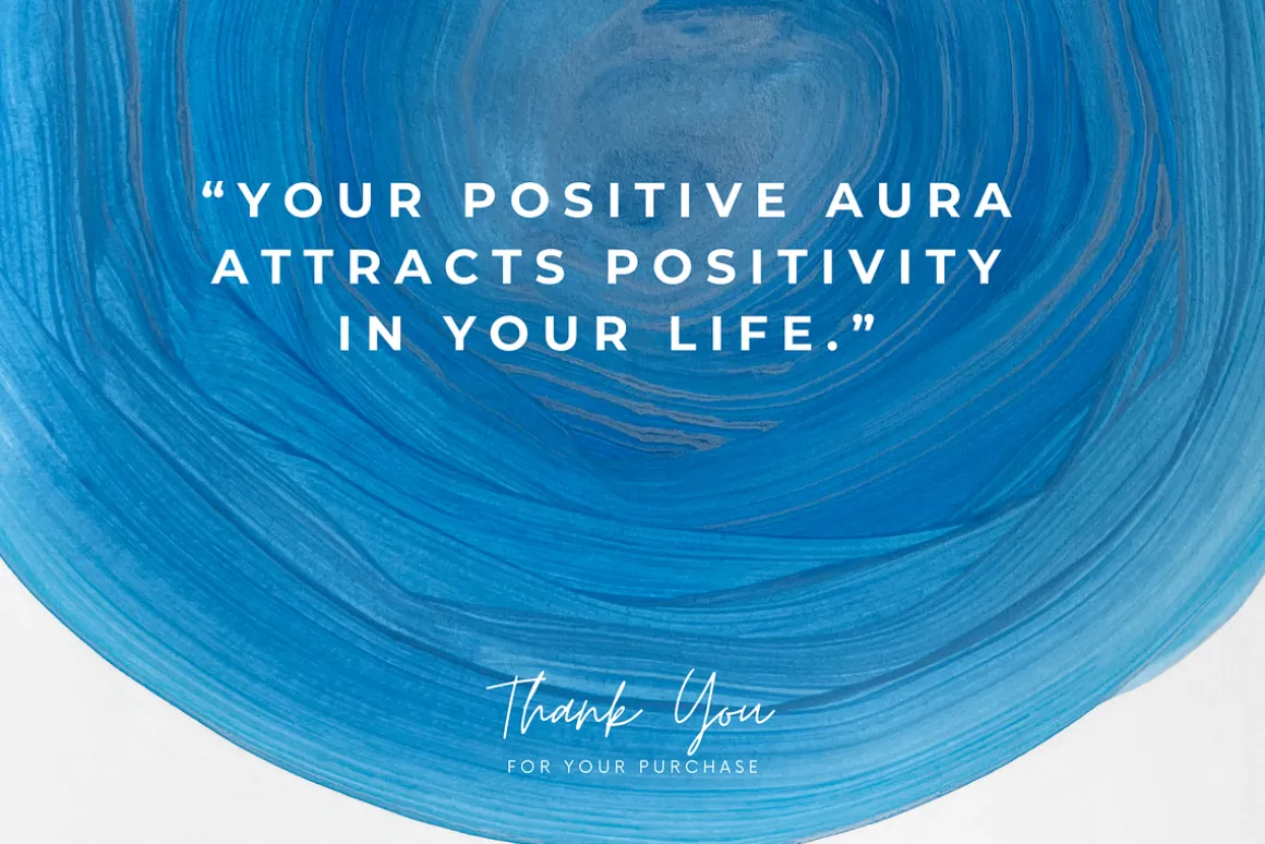 ABSTRACT BLUE AURA ART