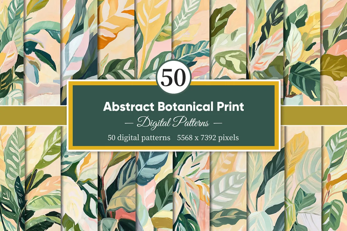 Abstract Botanical Illustrations