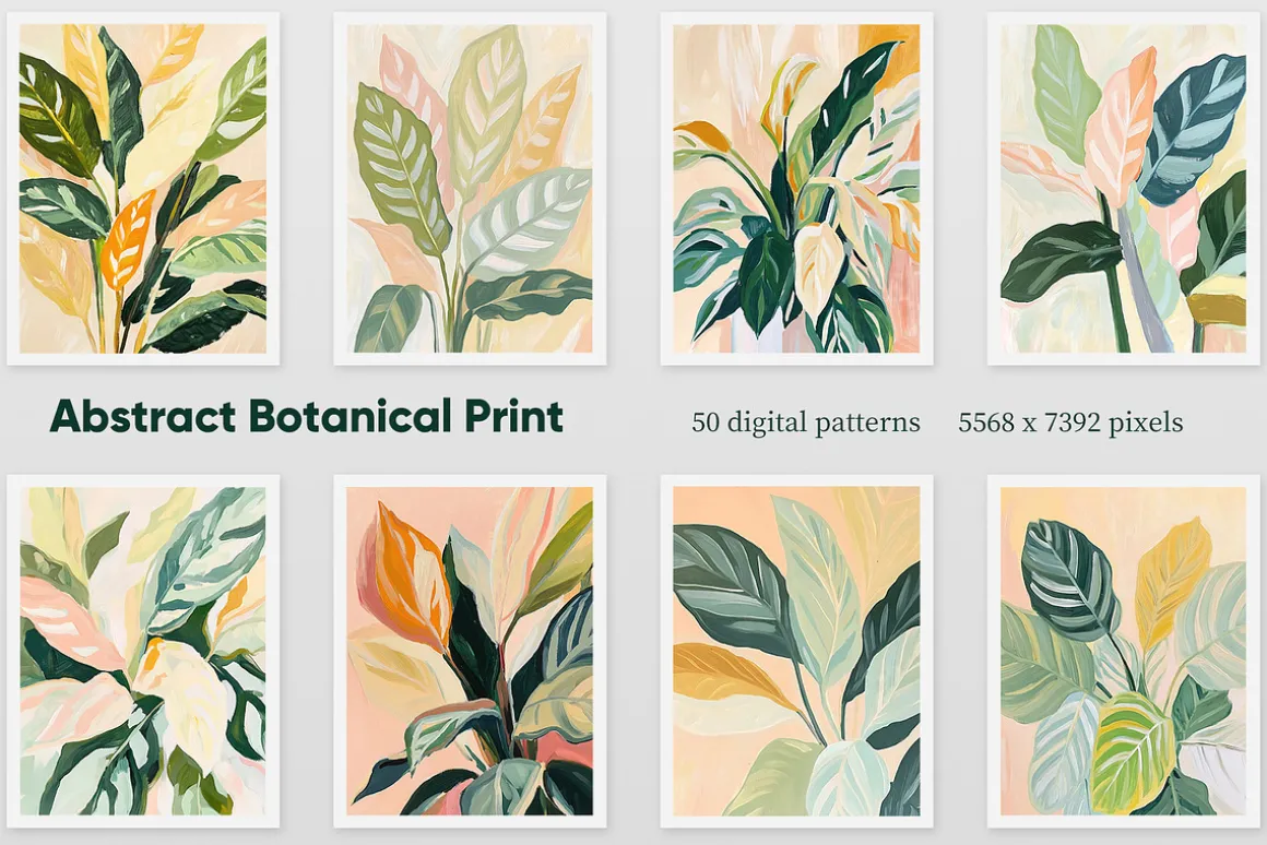 Abstract Botanical Illustrations
