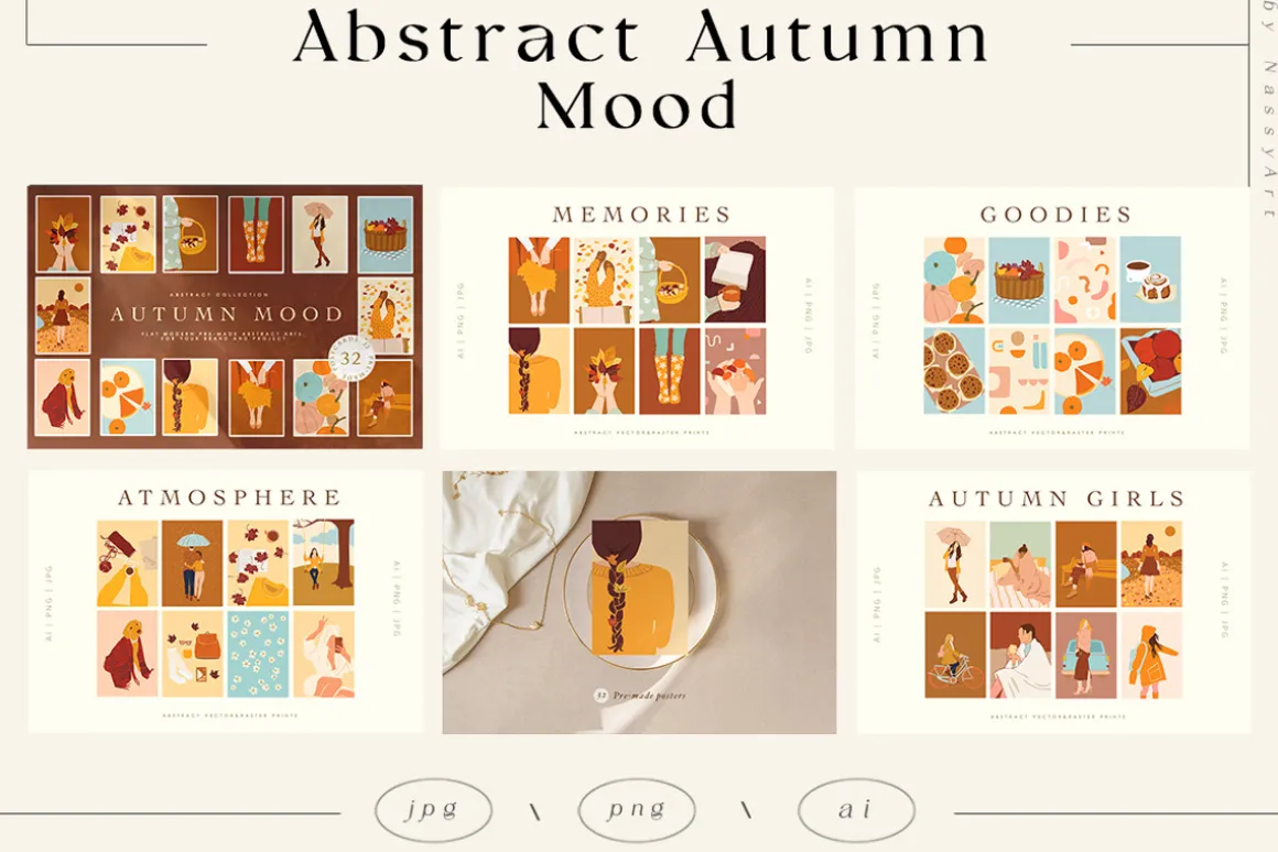 Abstract Bundle Posters Prints 325+