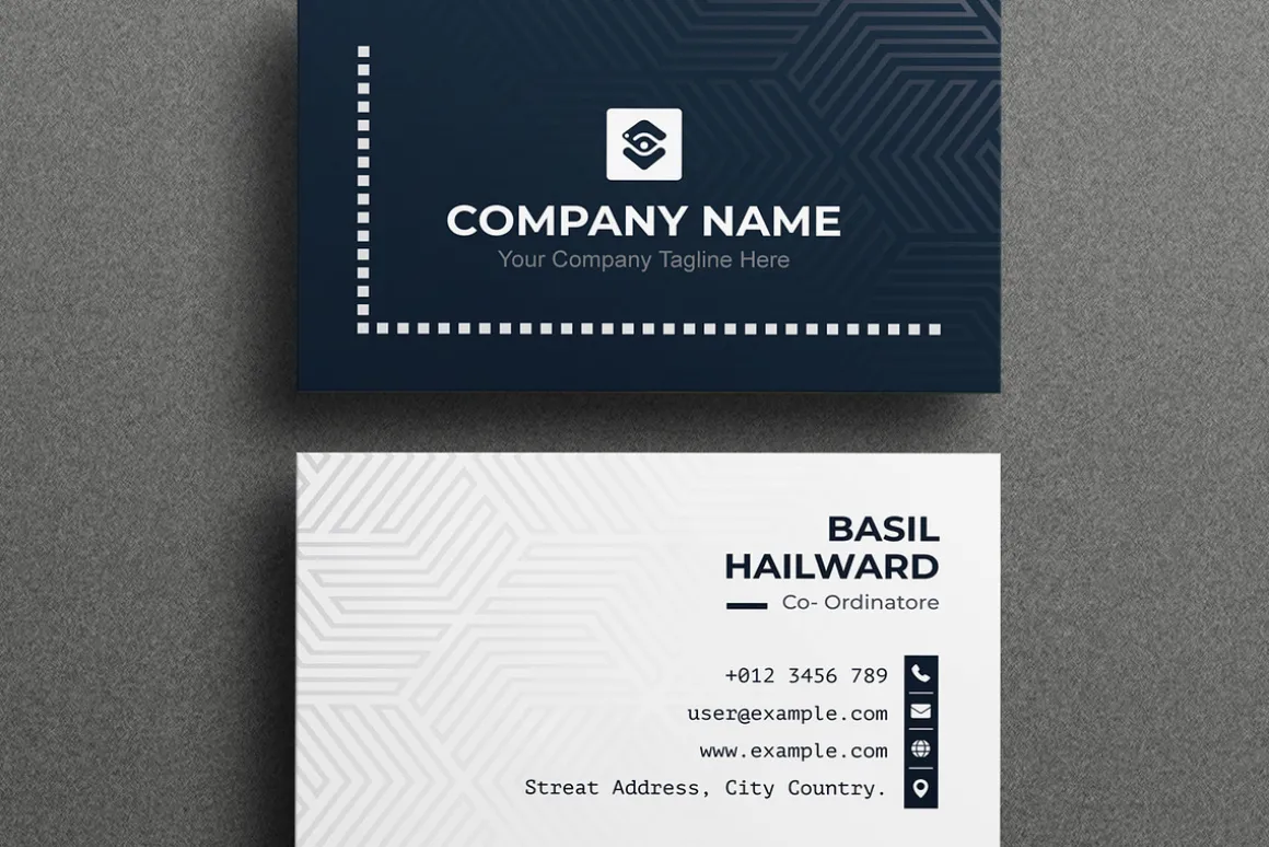 Abstract Business Card Layout