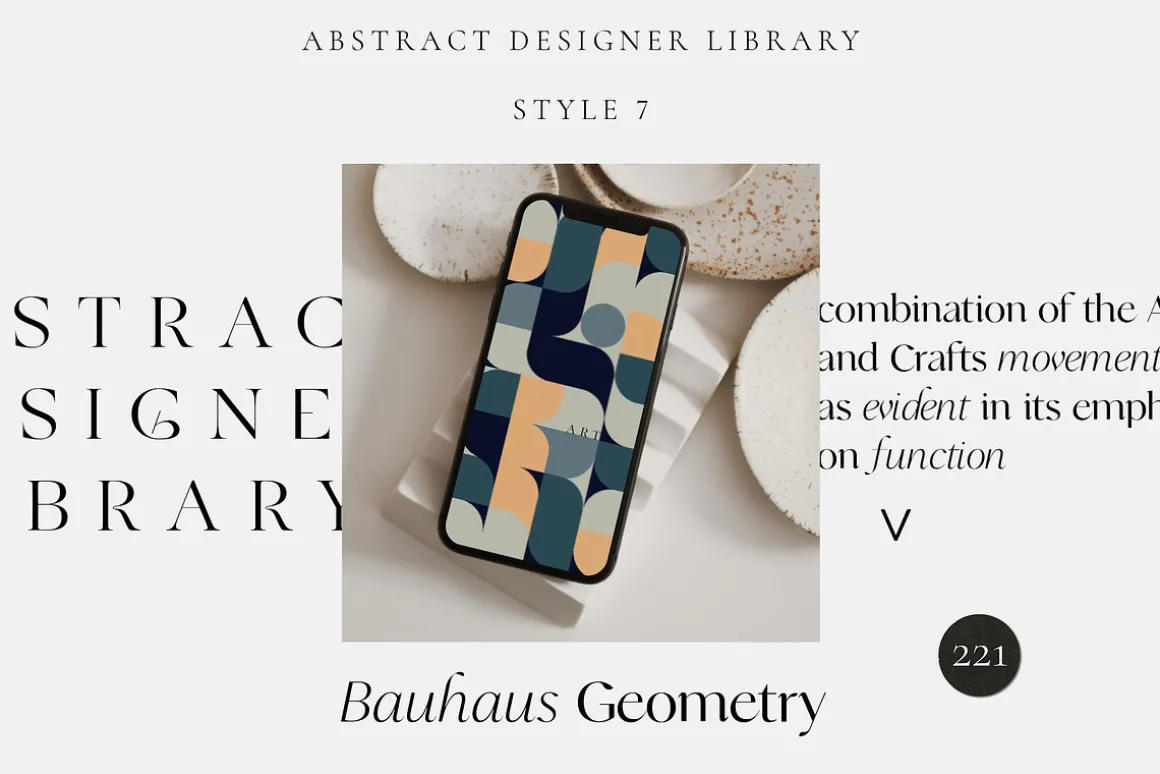 ABSTRACT DESIGN LIBRARY shapes