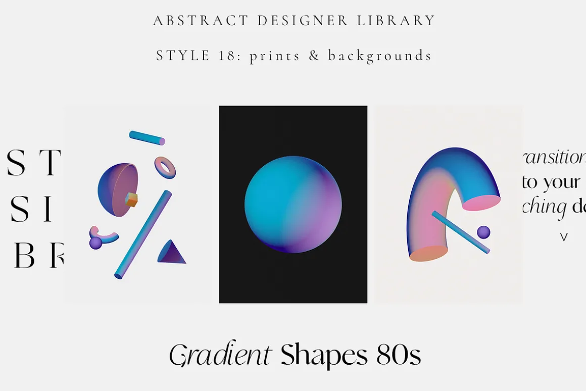 ABSTRACT DESIGN LIBRARY shapes