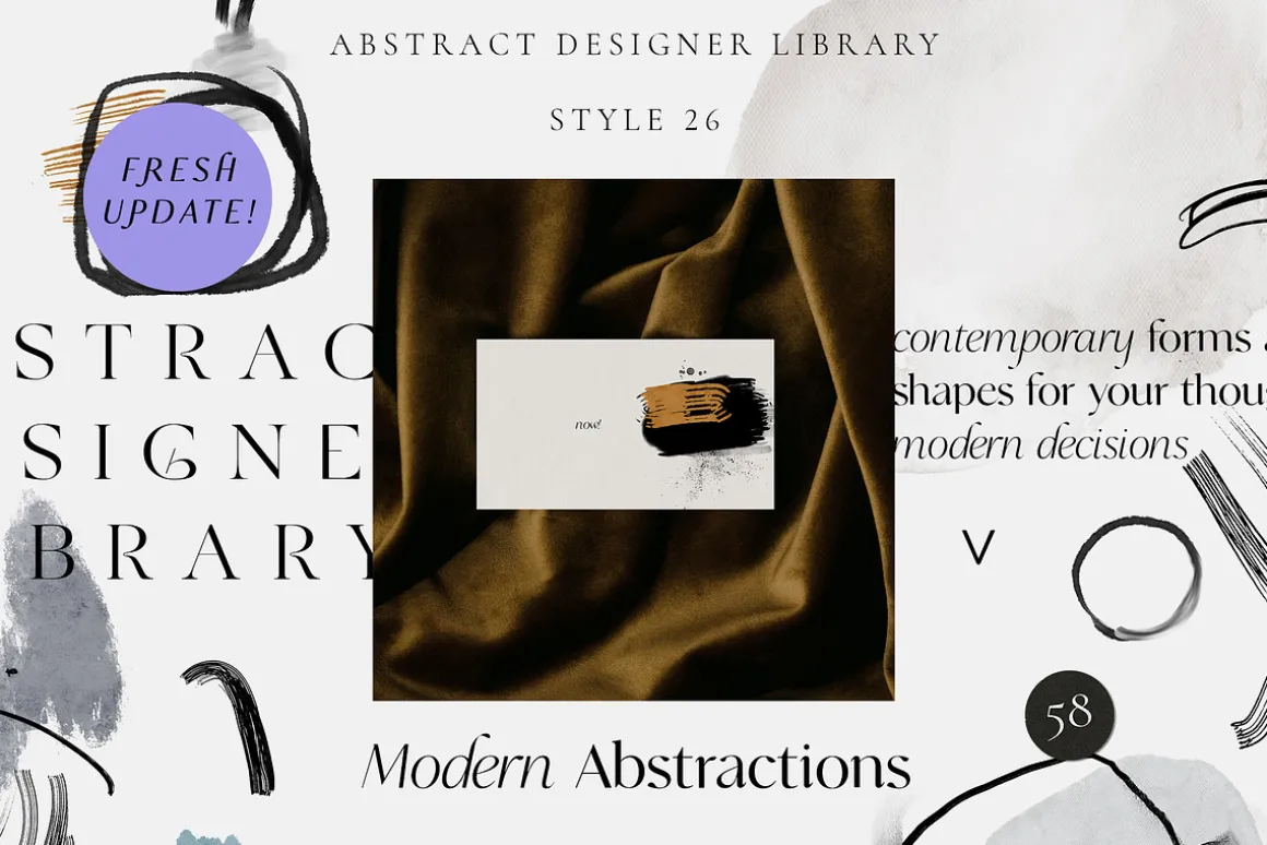 ABSTRACT DESIGN LIBRARY shapes