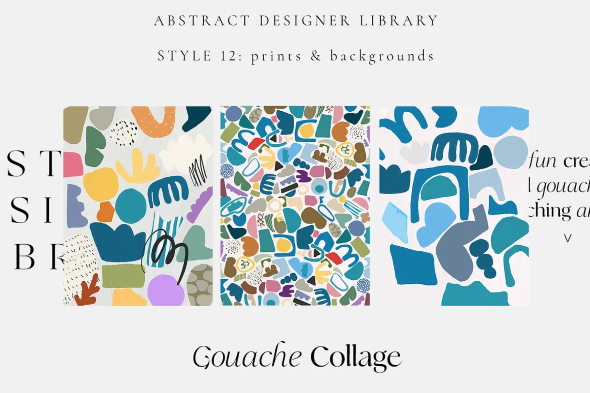 ABSTRACT DESIGN LIBRARY shapes