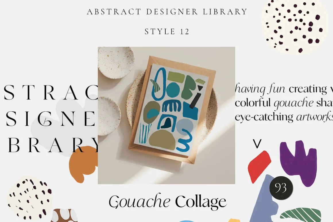 ABSTRACT DESIGN LIBRARY shapes